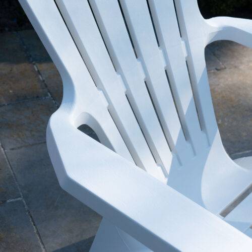 Wilsa Garden - Lot de 2 Fauteuils Adirondack de jardin en résine empilables Blanc - Imagen 8