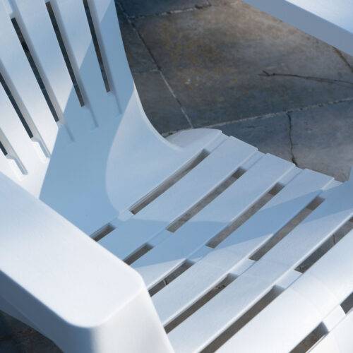 Wilsa Garden - Lot de 2 Fauteuils Adirondack de jardin en résine empilables Blanc - Imagen 7