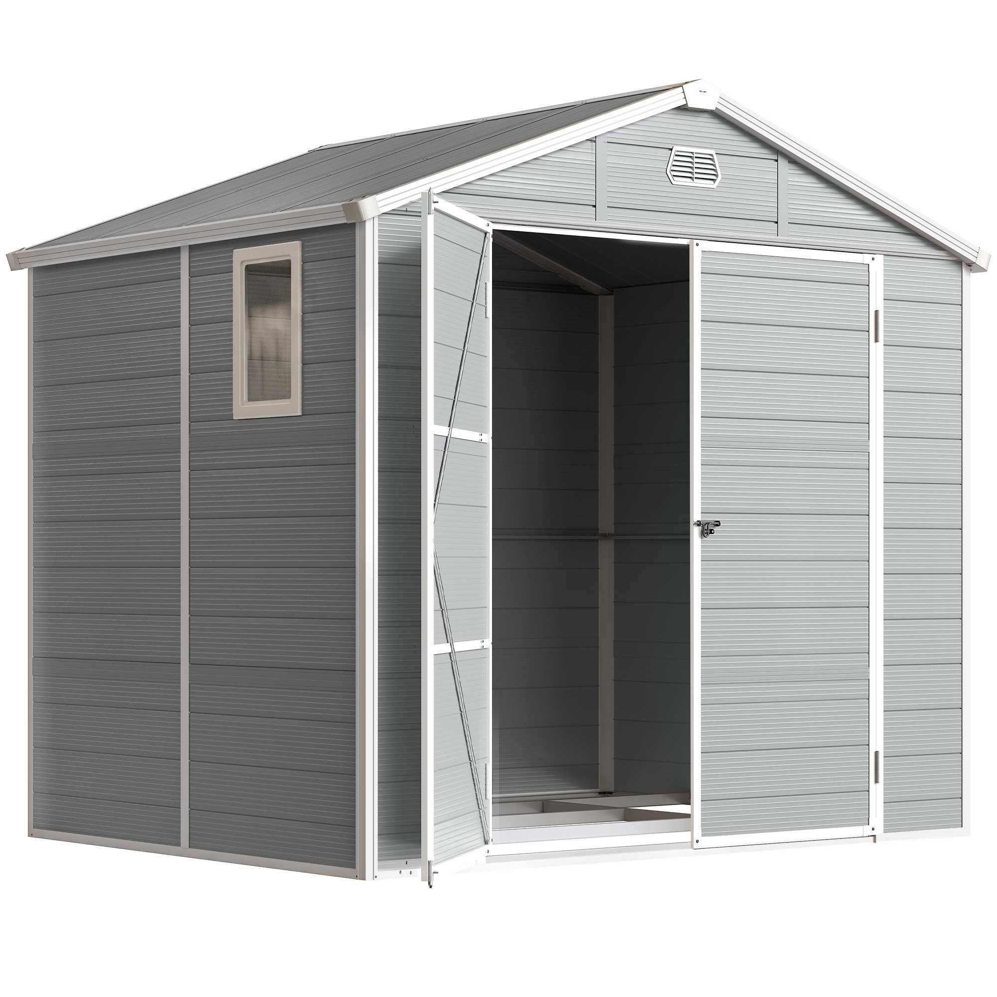 Abri 4,1m² jardin toit double pente 240x190x180/228cm - Image 2