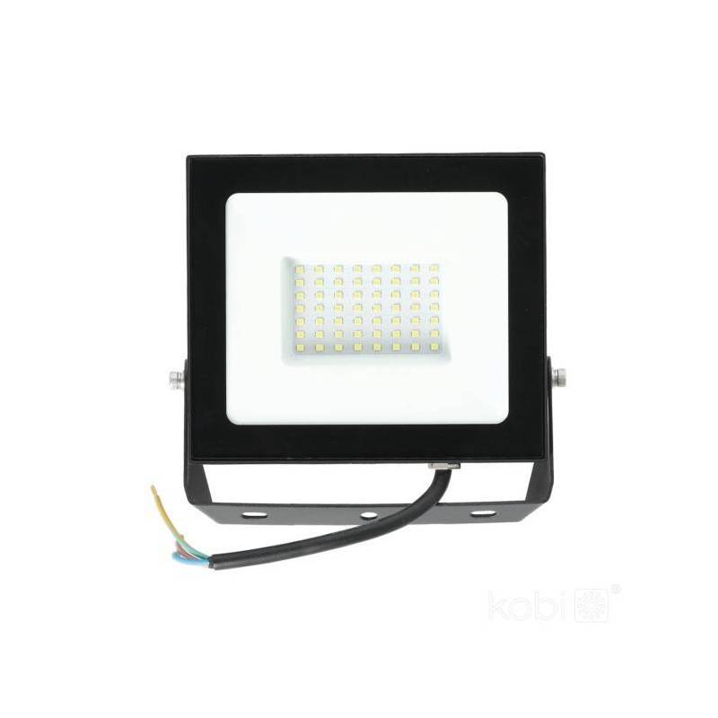 Projecteur LED 50W IP65 extérieur blanc naturel 4000k structure noir - Image 4