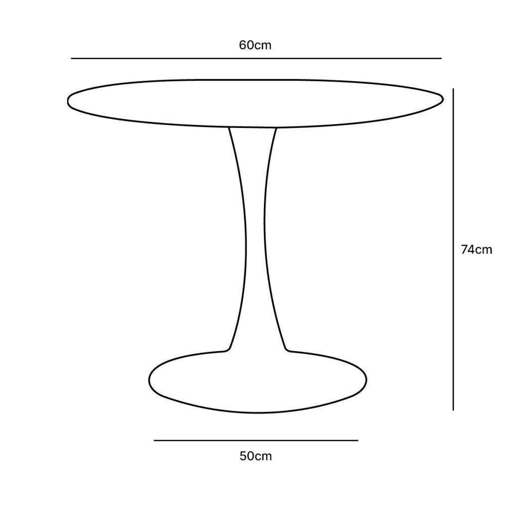 Wilsa Garden - Table ronde de jardin en acier Terracotta PALOMA - Image 10