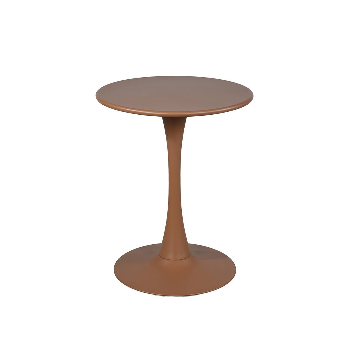Wilsa Garden - Table ronde de jardin en acier Terracotta PALOMA - Image 2