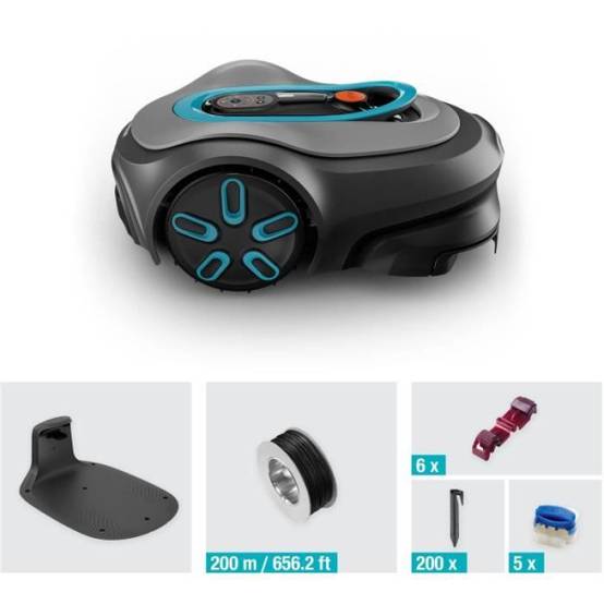 Tondeuse robot - GARDENA - Smart SILENO max 1500 - Surface 1500 m² - DuoConnect - Bluetooth - Tonte des bordures - Image 5