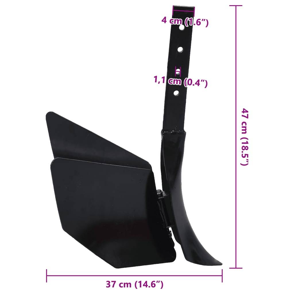 PANGIVO - Accessoire de charrue métal noir 41 x 37 x 47 cm - PANGIVO - Image 9