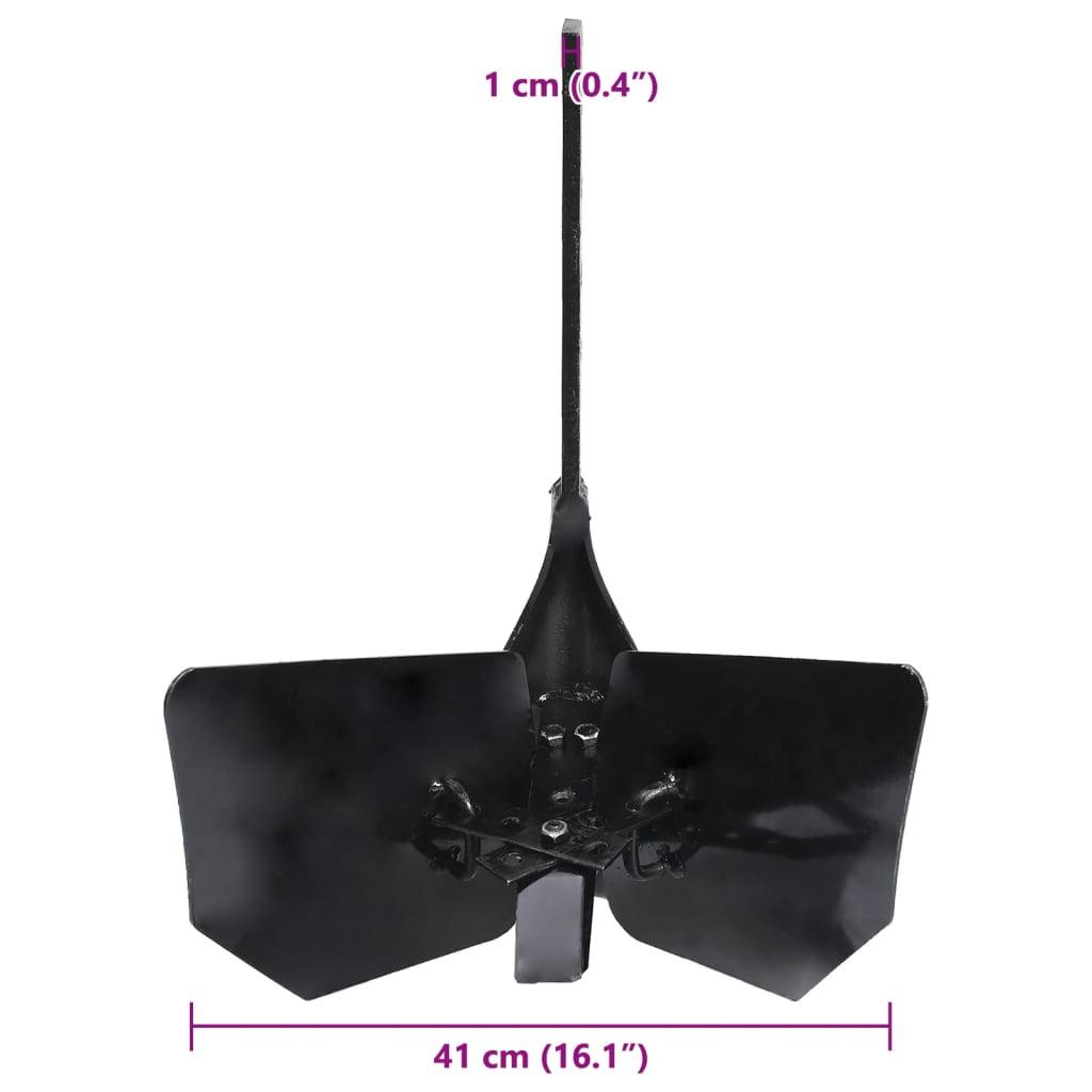 PANGIVO - Accessoire de charrue métal noir 41 x 37 x 47 cm - PANGIVO - Image 10