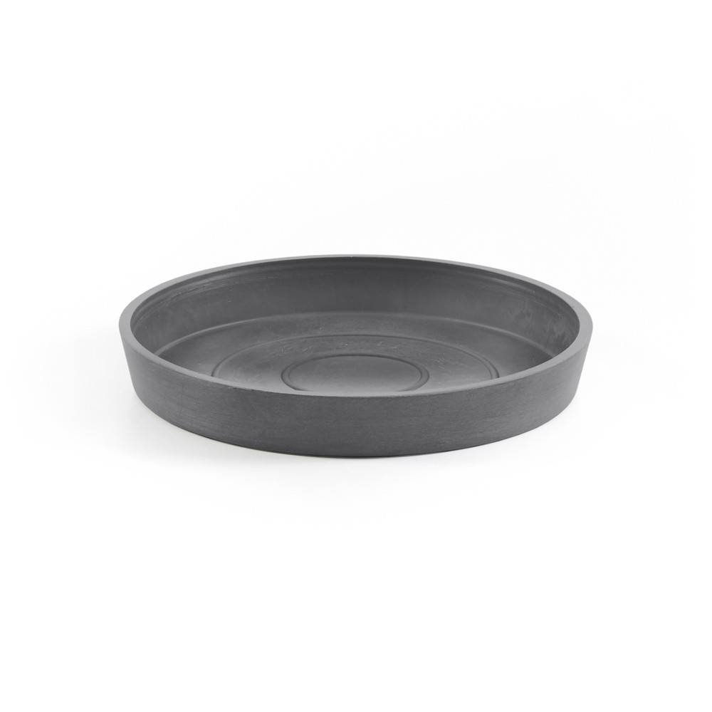 Ecopots - Soucoupe Round 20 Gris - Ø 18 x H. 2,5 cm ECOPOTS