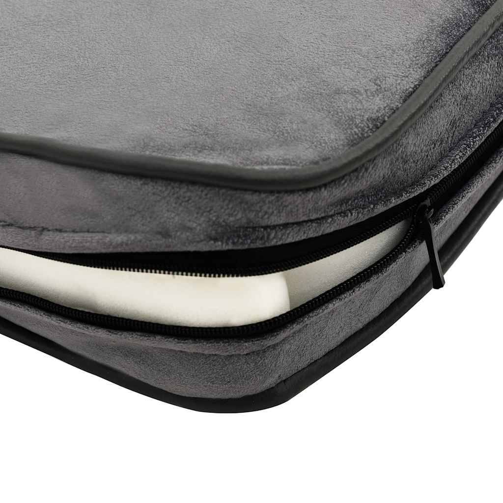 Vidaxl - Canapé pour chien Gris 60x43x30 cm Peluche et similicuir vidaXL 170959 - Imagen 6