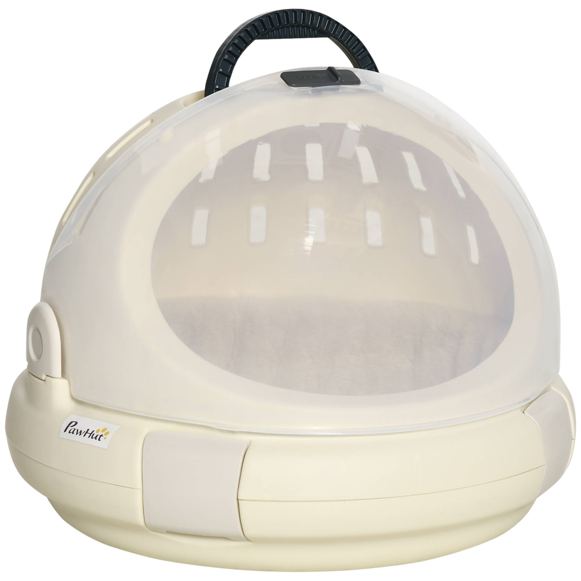 ComfortXL - Niche de transport PP peluche pour chat et petit chien repos voyage 41x35cm Beige - ComfortXL Outdoor Living