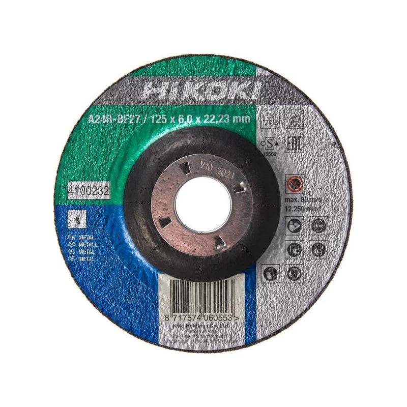 Meule à ébarber métal Proline HIKOKI Ø125 - 4100232 - ép.6 m.déporté Hikoki