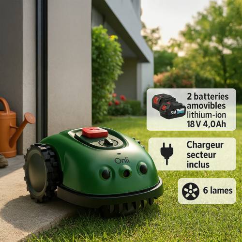 Robot Tondeuse sans fil mulching ONLI MAGNETICLAND - Image 5