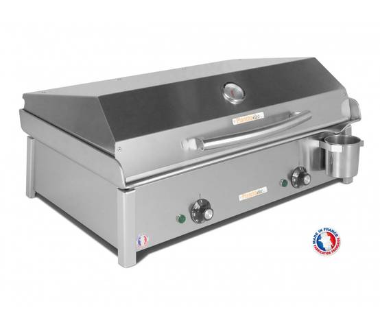 Plancha électrique ANTHEA E650 + Couvercle + 2 ustensiles - PLANCHAELEC - Image 2