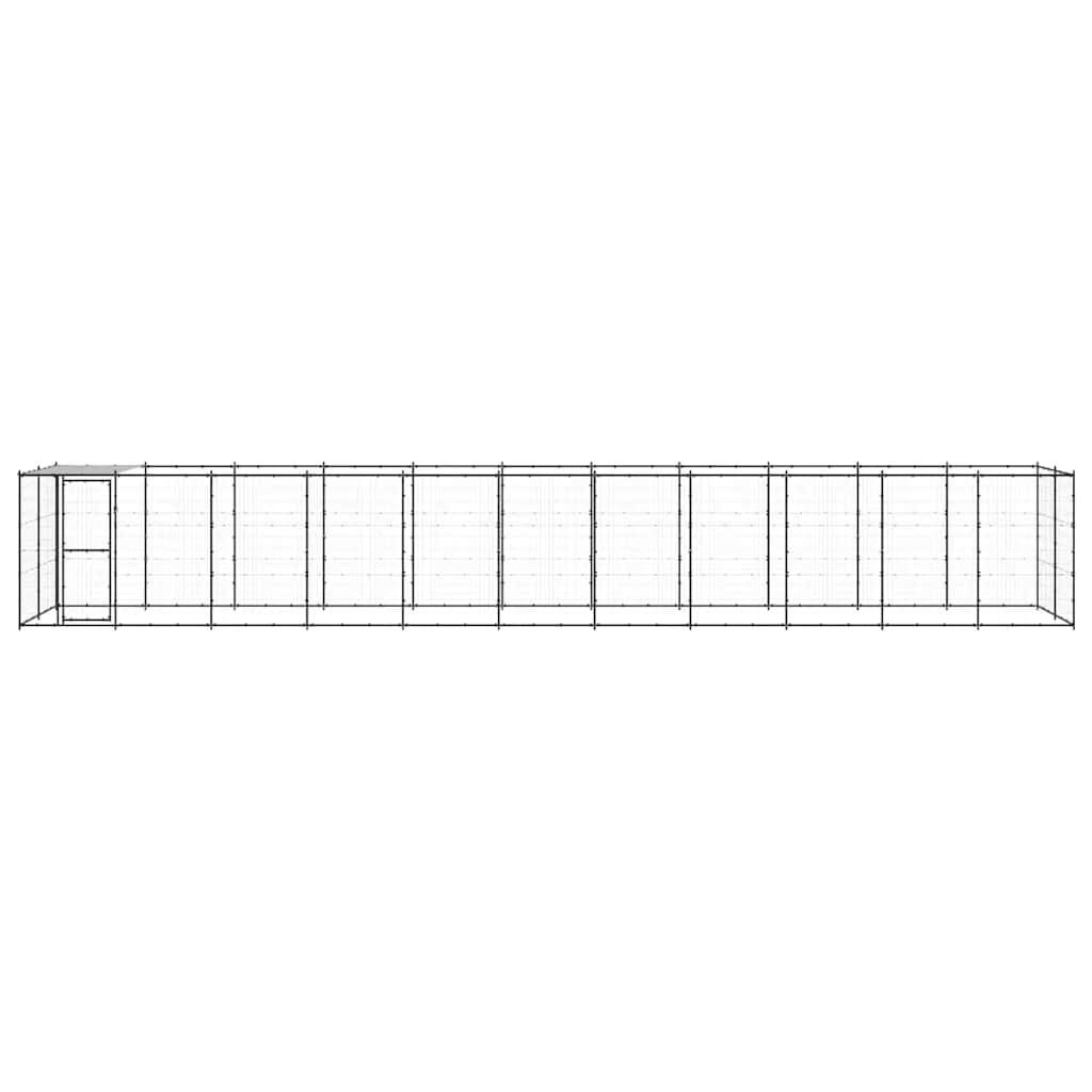 Vidaxl - Chenil extérieur Acier avec toit 26,62 m² vidaXL 3082297 - Imagen 5