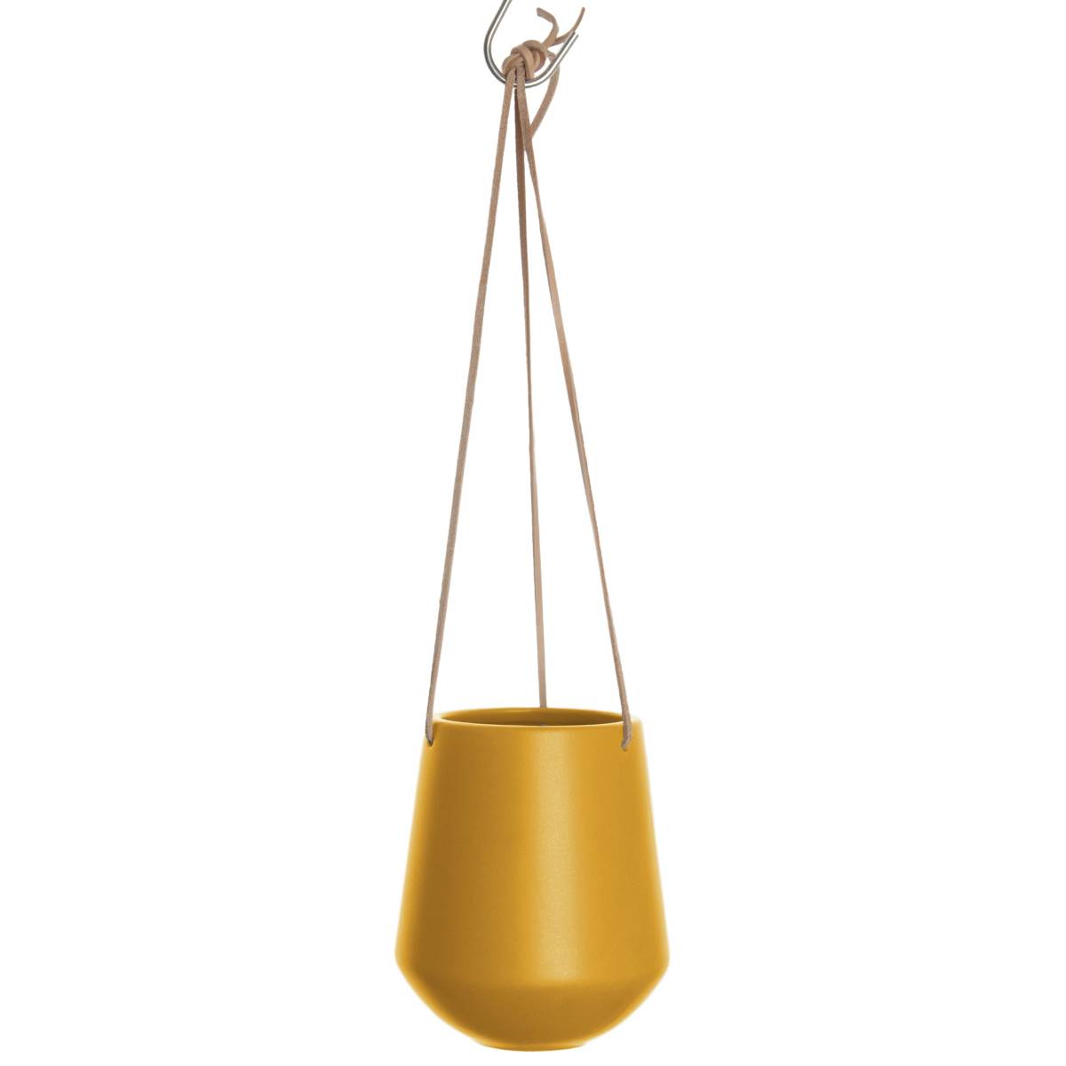 Pt Living - Support à plantes en céramique Skittle medium Jaune - Imagen 1