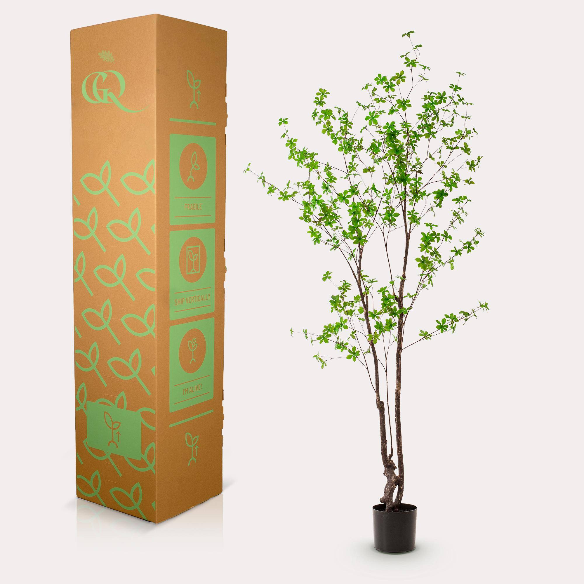 Arbre Artificiel Capucine Tropaeolum Réaliste Décoration Intérieur 210cm - ComfortXL Green Living - Image 6