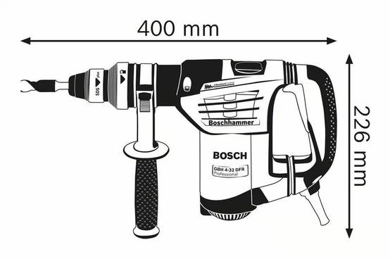 Bosch - Perforateur SDS Plus GBH 4-32 - BOSCH - avec L-Boxx - 0611332104 - Image 4