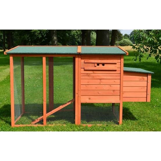 Poulailler 3/6 poules cage canard 2 perchoir 182x75x103 cm Modele 131 XXL - Image 5