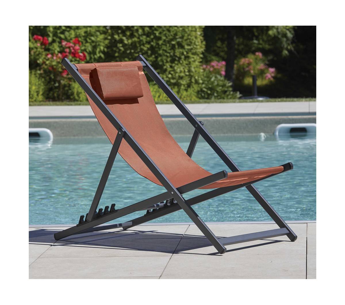 Lot de 2 Chiliennes - Aluminium - Terracotta en Aluminium - ATHOS - Imagen 1