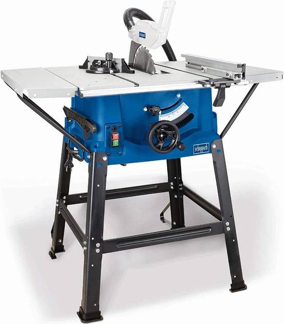 Scheppach - Scie sur table HS100S éd. spéciale SCHEPPACH + 2 Lames 250 mm - 5901310905