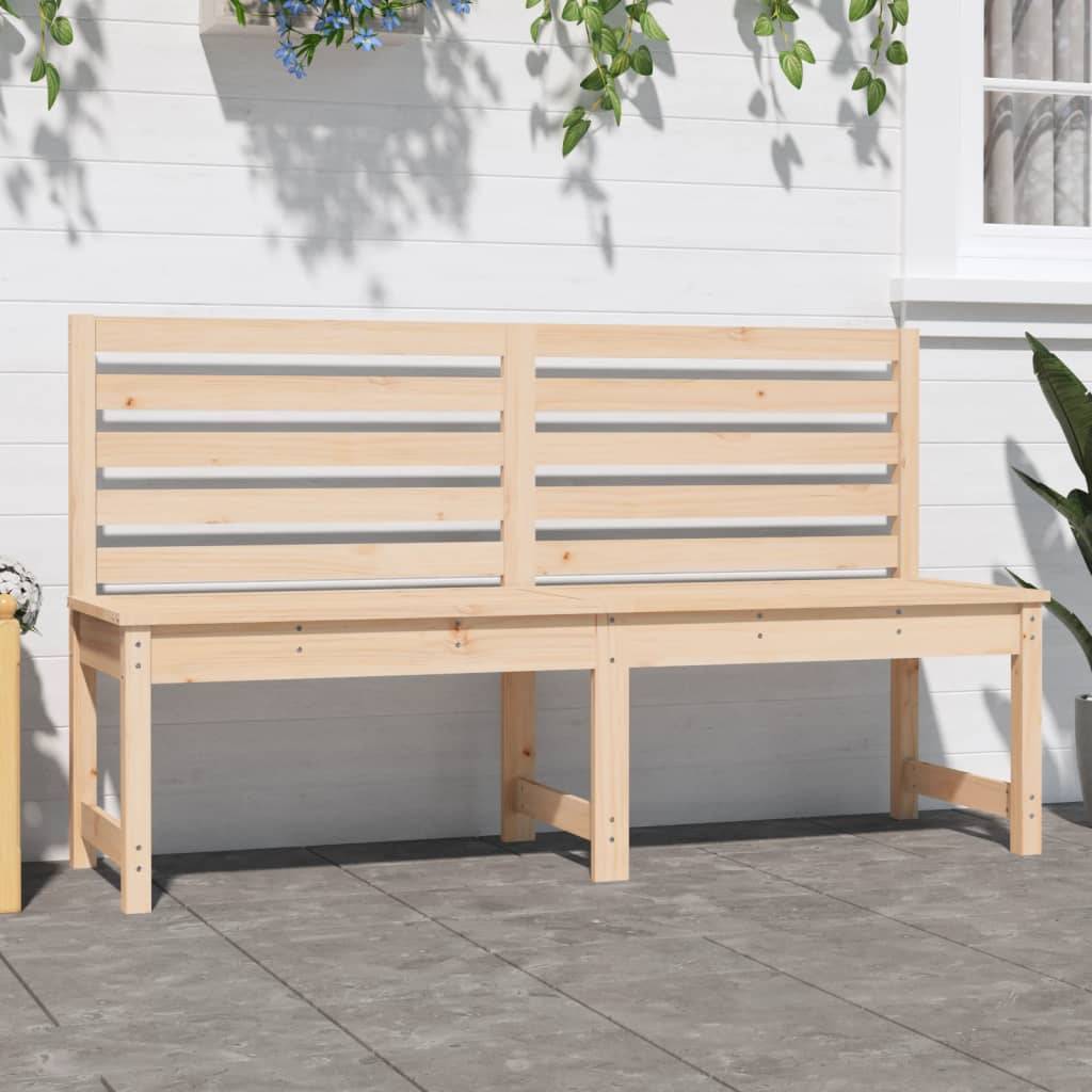 Maison Chic - Banc de jardin - Banc d'extérieur - Banquette 157,5 cm bois massif de pin - Imagen 3