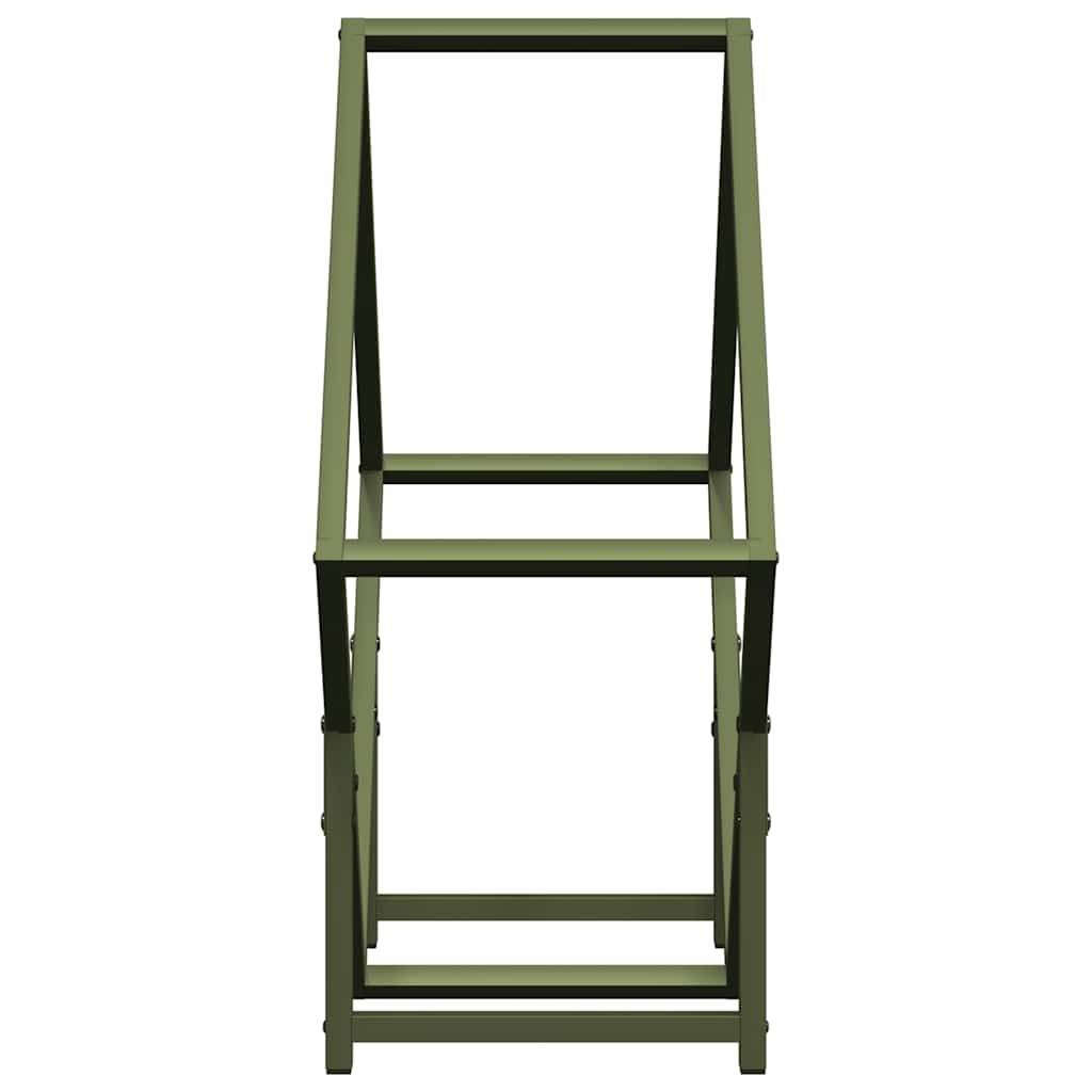 Range-bûches intérieur en acier design Vert Olive 60x25x60 cm – ComfortXL Outdoor Living - Image 6