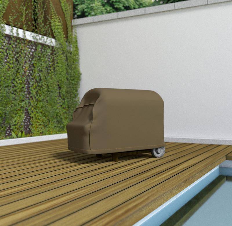 Nortène - Housse de protection en polyester pour Barbecue - 70 x 130 x 70 cm - g/m2 Nortene - Imagen 1
