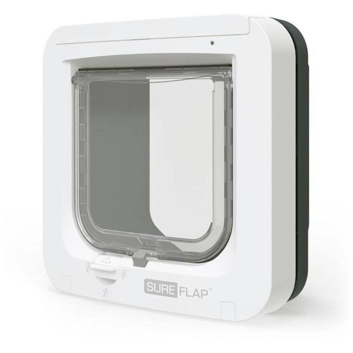 SUREFLAP - Chatière électronique micro-puce et RFID SureFlap, gris et blanc, accès sélectif, cadre rectangulaire - SUREFLAP - Image 2
