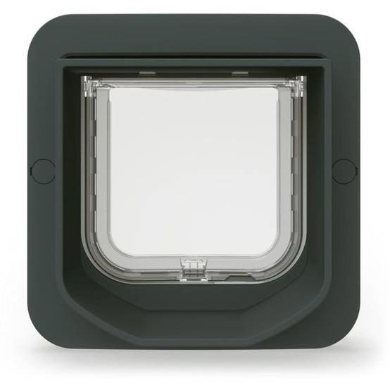 SUREFLAP - Chatière électronique micro-puce et RFID SureFlap, gris et blanc, accès sélectif, cadre rectangulaire - SUREFLAP - Image 4
