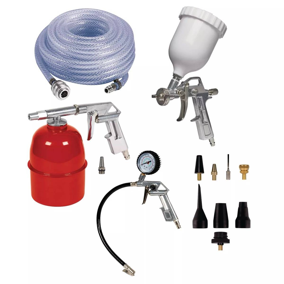 Einhell - Kit garage et atelier Einhell – Visseuse - meuleuse - polisseuse - compresseur + accessoires et batteries - Einhell - Image 6