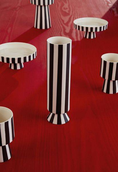 Vase blanc grès Living - Image 2