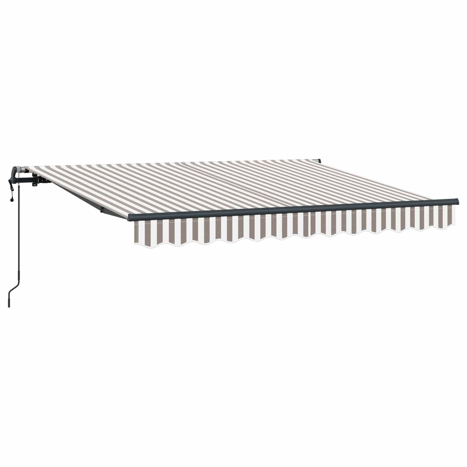ComfortXL - Store banne motorisé aluminium pour terrasse protection gris clair 4x3m - ComfortXL Outdoor Living - Image 2