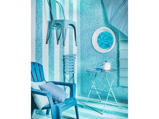 Bica - Fauteuil Adirondack Résine Injectée Bleu Miami, 1 Personnes BICA - Image 2