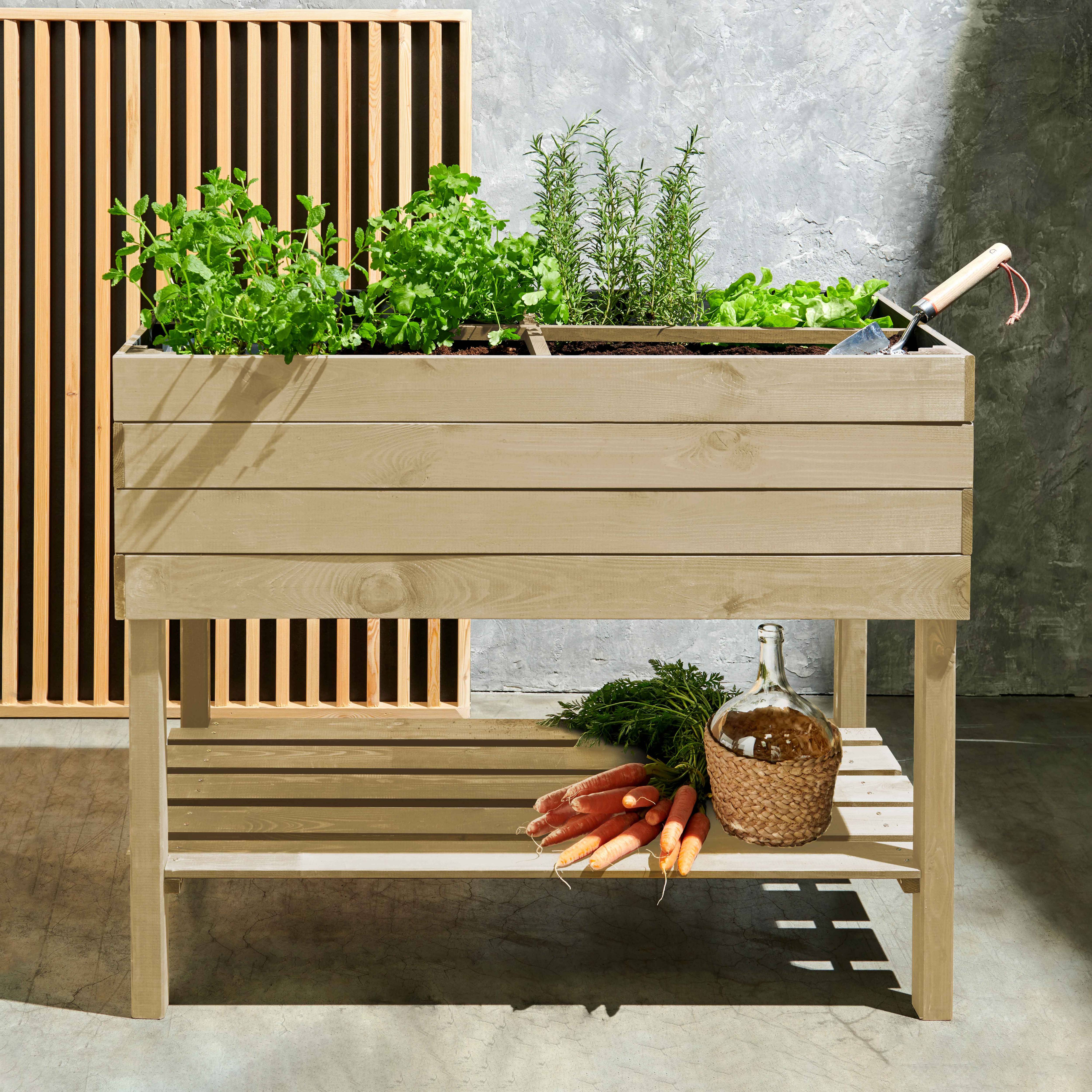 Oviala - Potager en bois rectangulaire sur pied
Topi - Oviala - Imagen 3