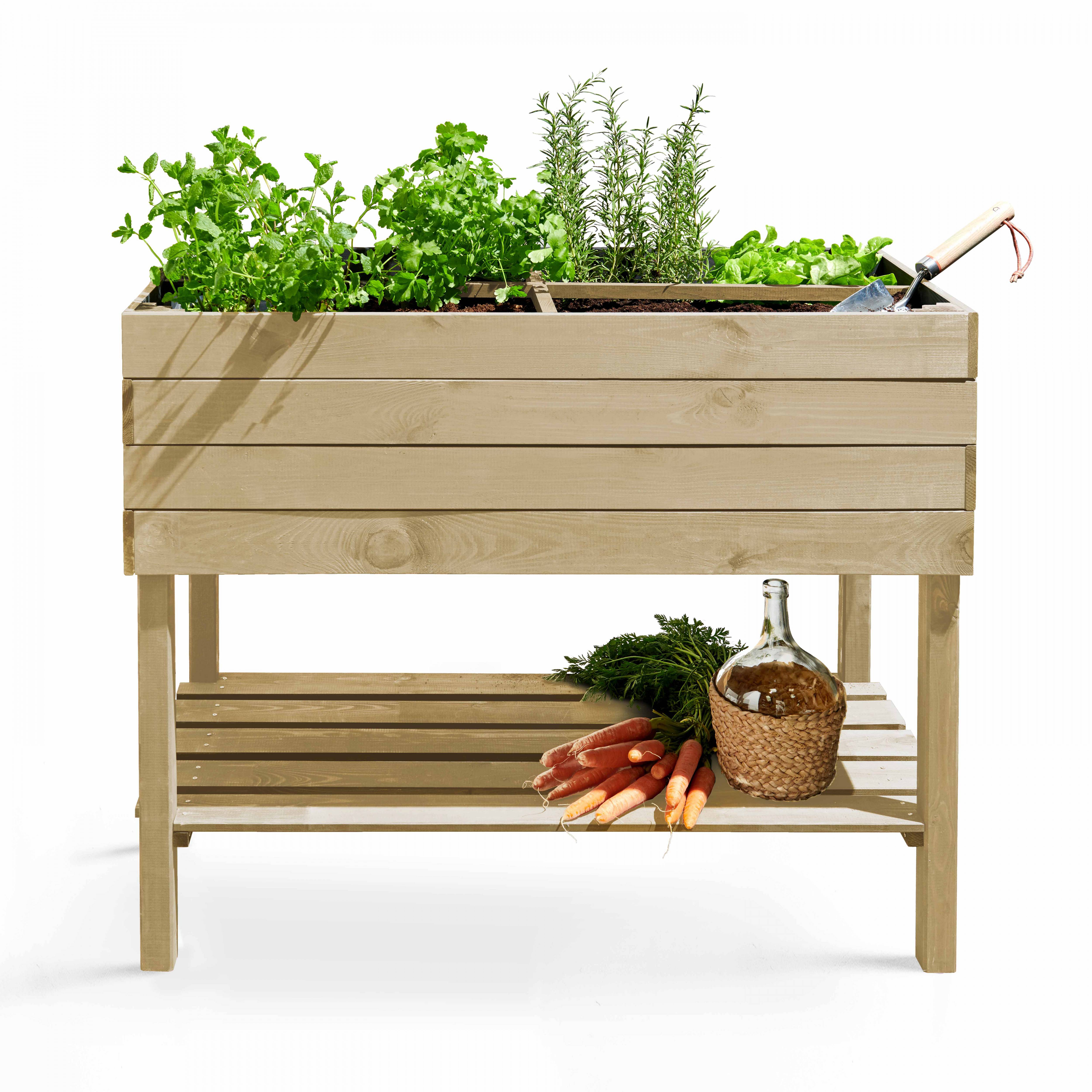 Oviala - Potager en bois rectangulaire sur pied
Topi - Oviala - Imagen 2
