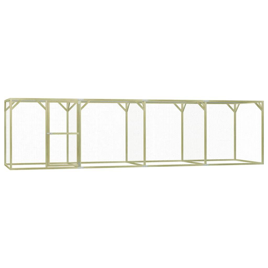Vidaxl - Poulailler 1,5x6x1,5 m Pinède imprégnée vidaXL 278405 - Imagen 1