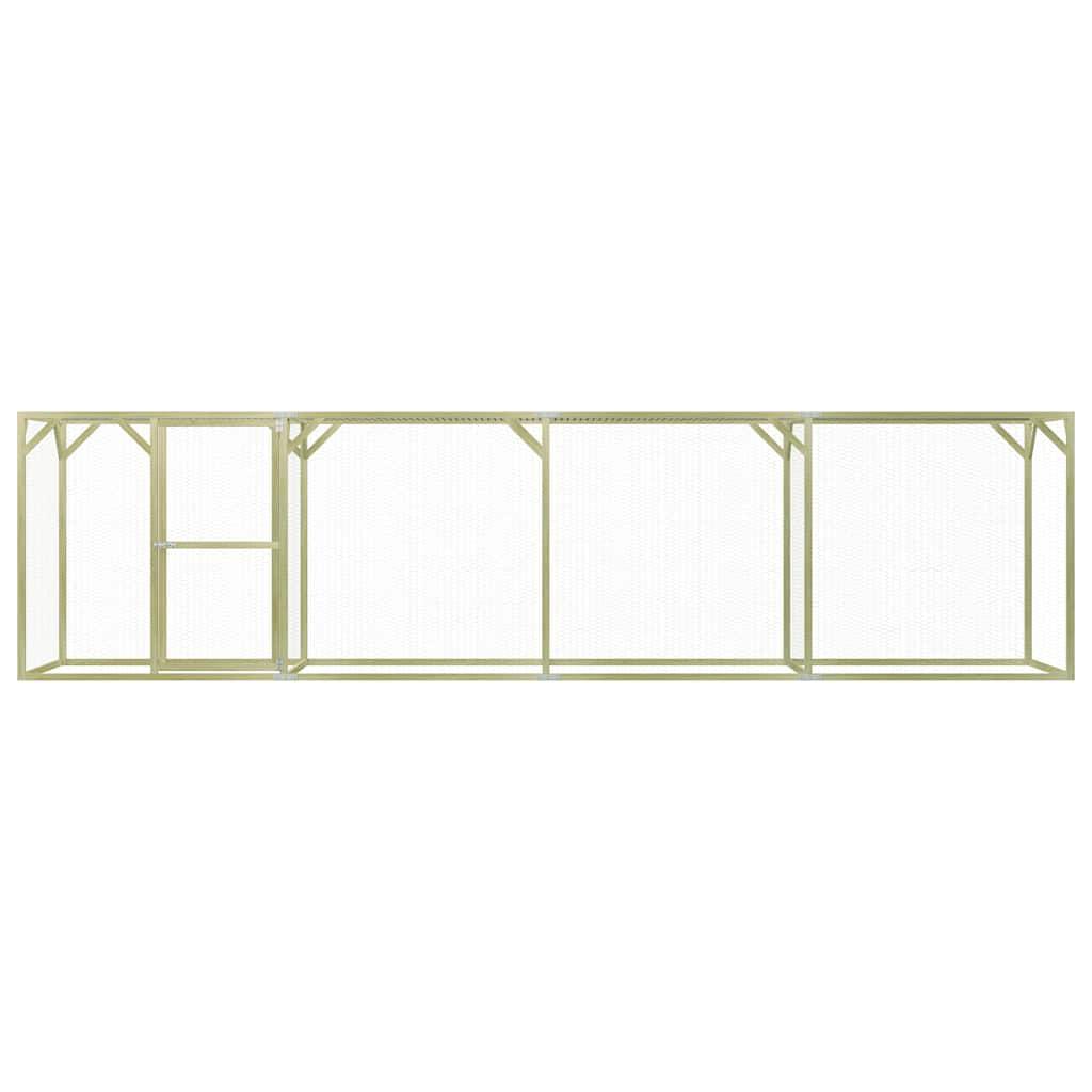 Vidaxl - Poulailler 1,5x6x1,5 m Pinède imprégnée vidaXL 278405 - Imagen 2
