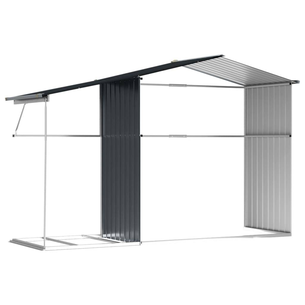 Maison Chic - Abri de jardin 5.33m² Cabane de jardin - anthracite 277x192,5x179 cm acier galvanisé - Meuble Pro MAISON CHIC - Imagen 9
