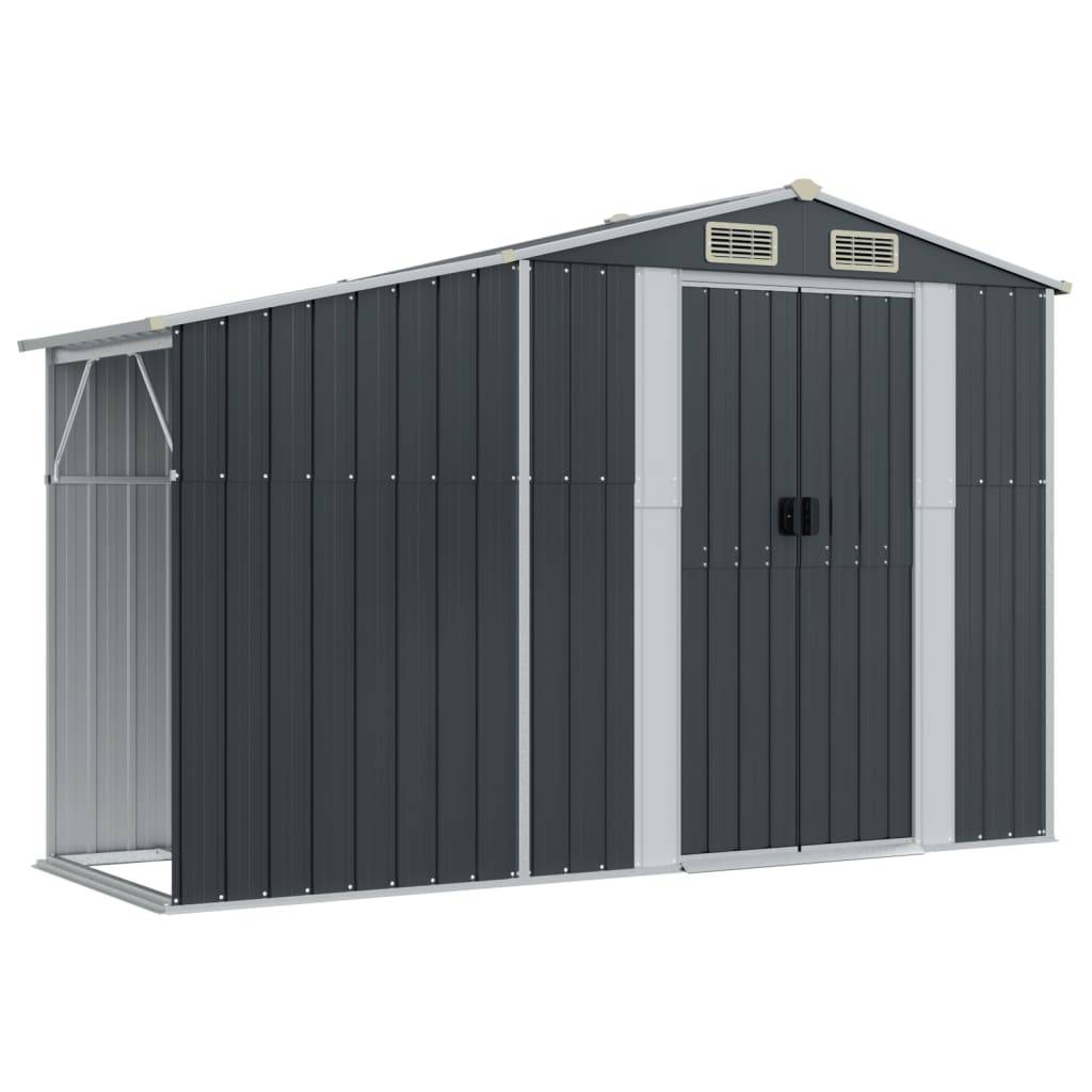 Maison Chic - Abri de jardin 5.33m² Cabane de jardin - anthracite 277x192,5x179 cm acier galvanisé - Meuble Pro MAISON CHIC - Imagen 8