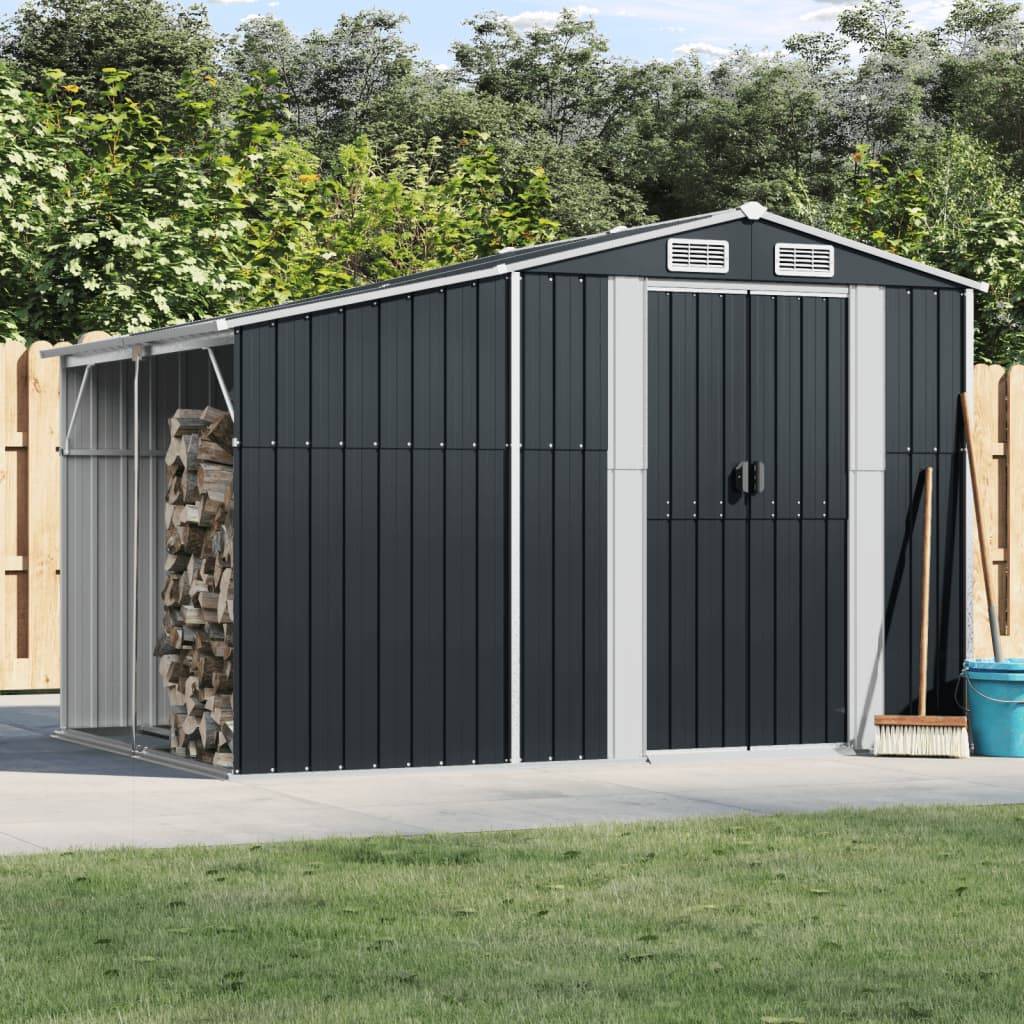 Maison Chic - Abri de jardin 5.33m² Cabane de jardin - anthracite 277x192,5x179 cm acier galvanisé - Meuble Pro MAISON CHIC - Imagen 2