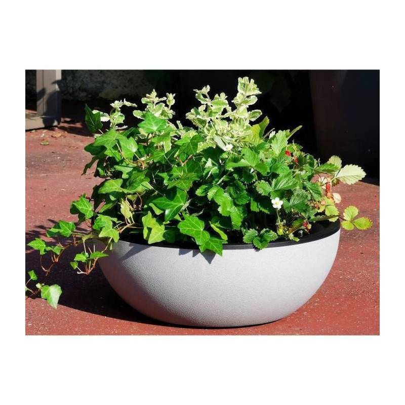Riviera - Riviera - Coupe Pot De Fleurs - Granit D40 - Stone - Imagen 2