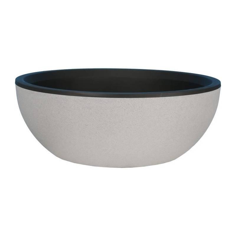 Riviera - Riviera - Coupe Pot De Fleurs - Granit D40 - Stone - Imagen 1
