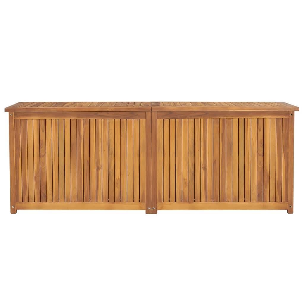 Helloshop26 - Boîte coffre de jardin 150 x 50 x 55 cm bois massif de teck - Imagen 2