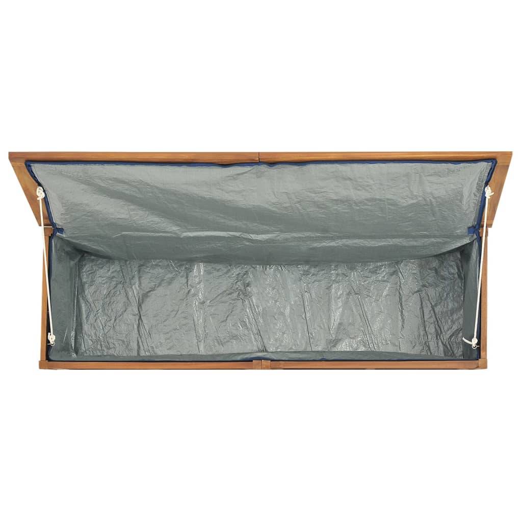Helloshop26 - Boîte coffre de jardin 150 x 50 x 55 cm bois massif de teck - Imagen 4