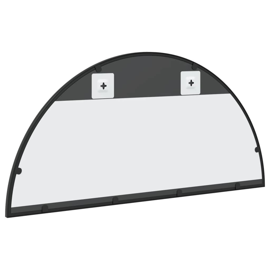 Maison Chic - Miroir mural - Miroir décoratif noir 80x40 cm arche fer - Image 5
