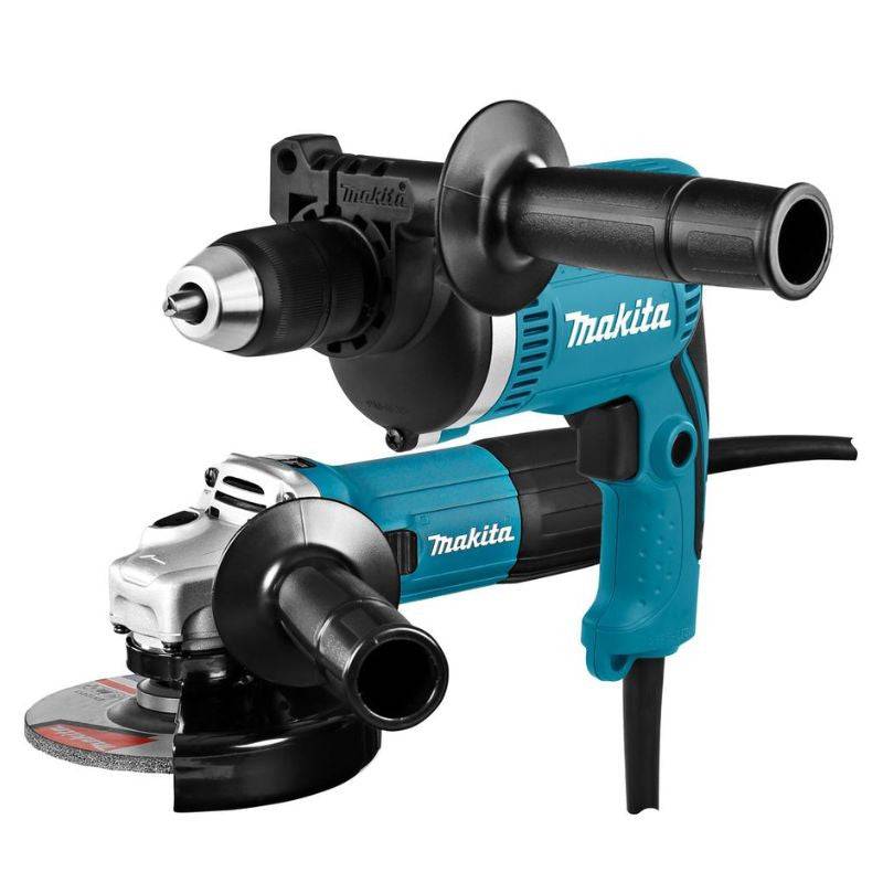 Makita - Pack Perceuse à percussion HP1631 (710W) + Meuleuse GA5030R (125mm) MAKITA DK0050X1 en coffret Makita - Imagen 2