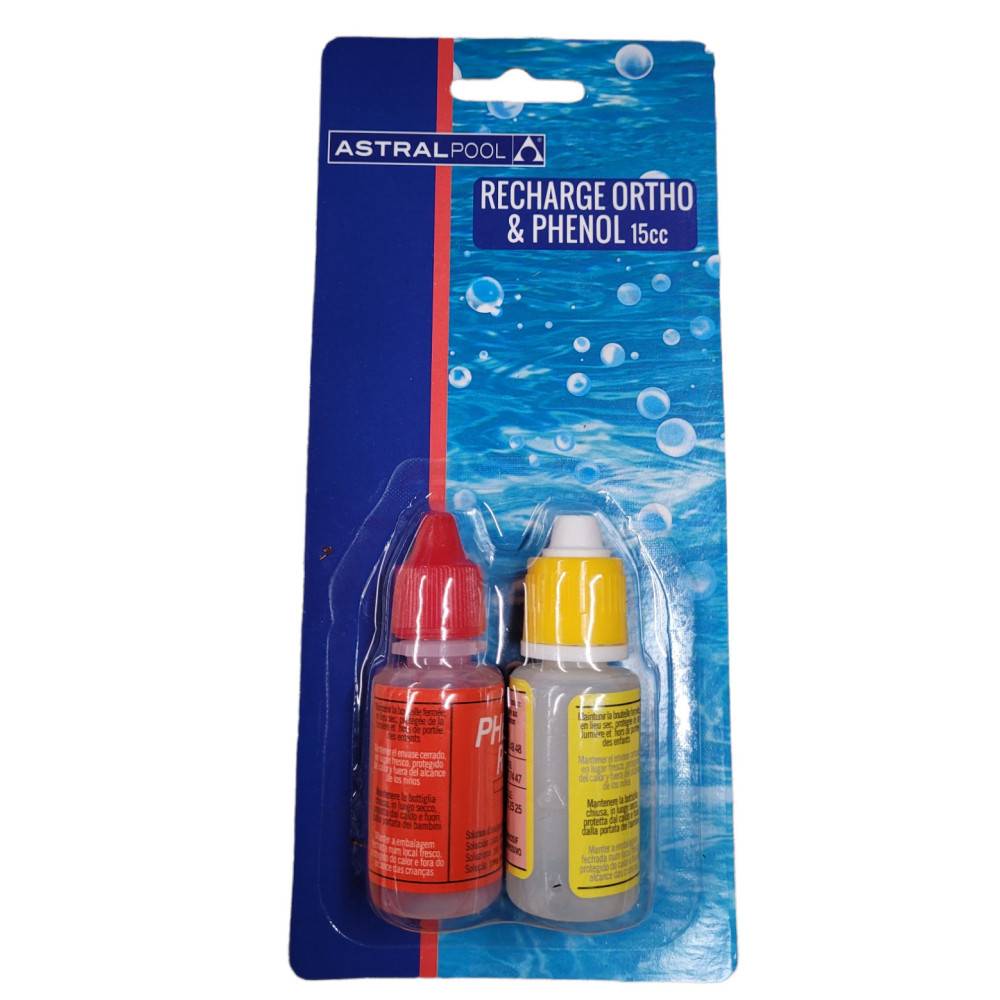 Astral Pool - Recharge pour trousse d'analyse ph chlore piscine - - Imagen 1