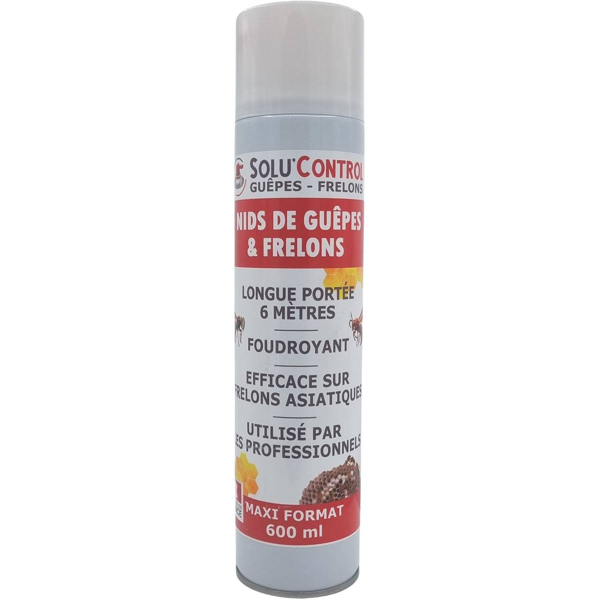 Tout pour les nuisibles - Bombe Guêpes, Frelons, Frelons Asiatiques - Maxi Format - 600ml - Destruction des nids - Longue portée 6m - Image 2