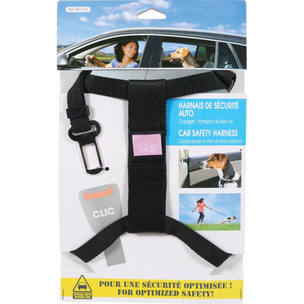 Harnais de sécurité taille S pour chien en voiture - Imagen 2