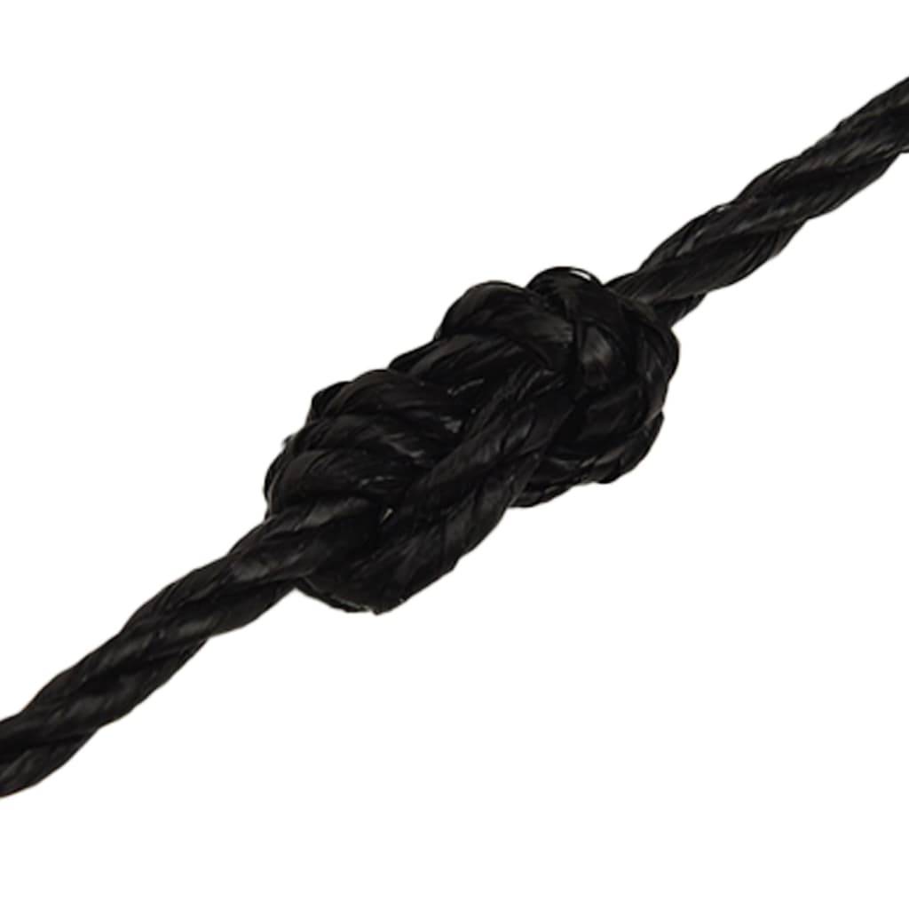 Corde de travail Noir 3 mm 500 m polypropylène Maison Chic - Image 5