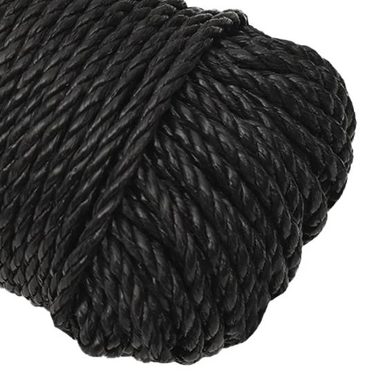 Corde de travail Noir 3 mm 500 m polypropylène Maison Chic - Image 4