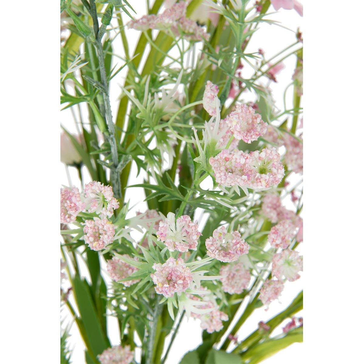 Bouquet de Fleurs Artificielles "Mixtes" 85cm Rose - Image 4